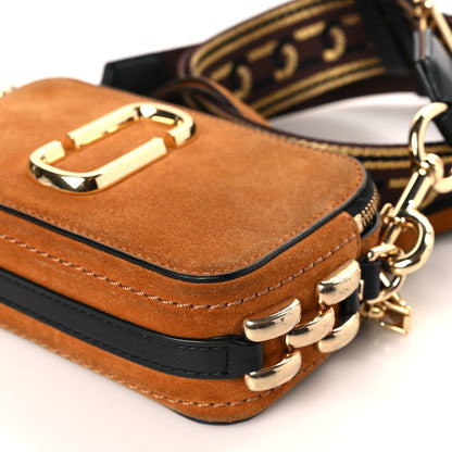 Marc Jacobs Suede Small Snapshot Camera Bag Mustard 10 of 10