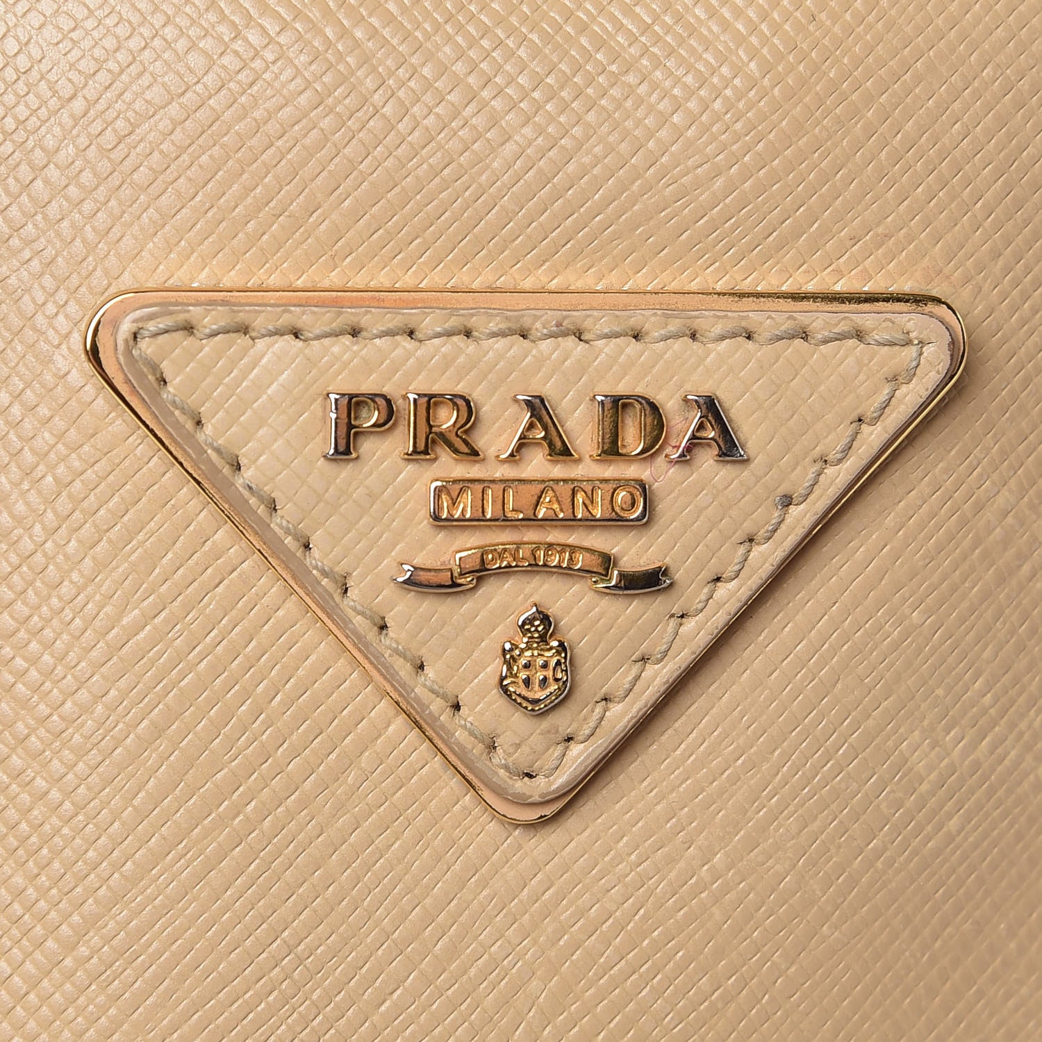 Prada Saffiano Lux Large Tote Sabbia 6 of 17
