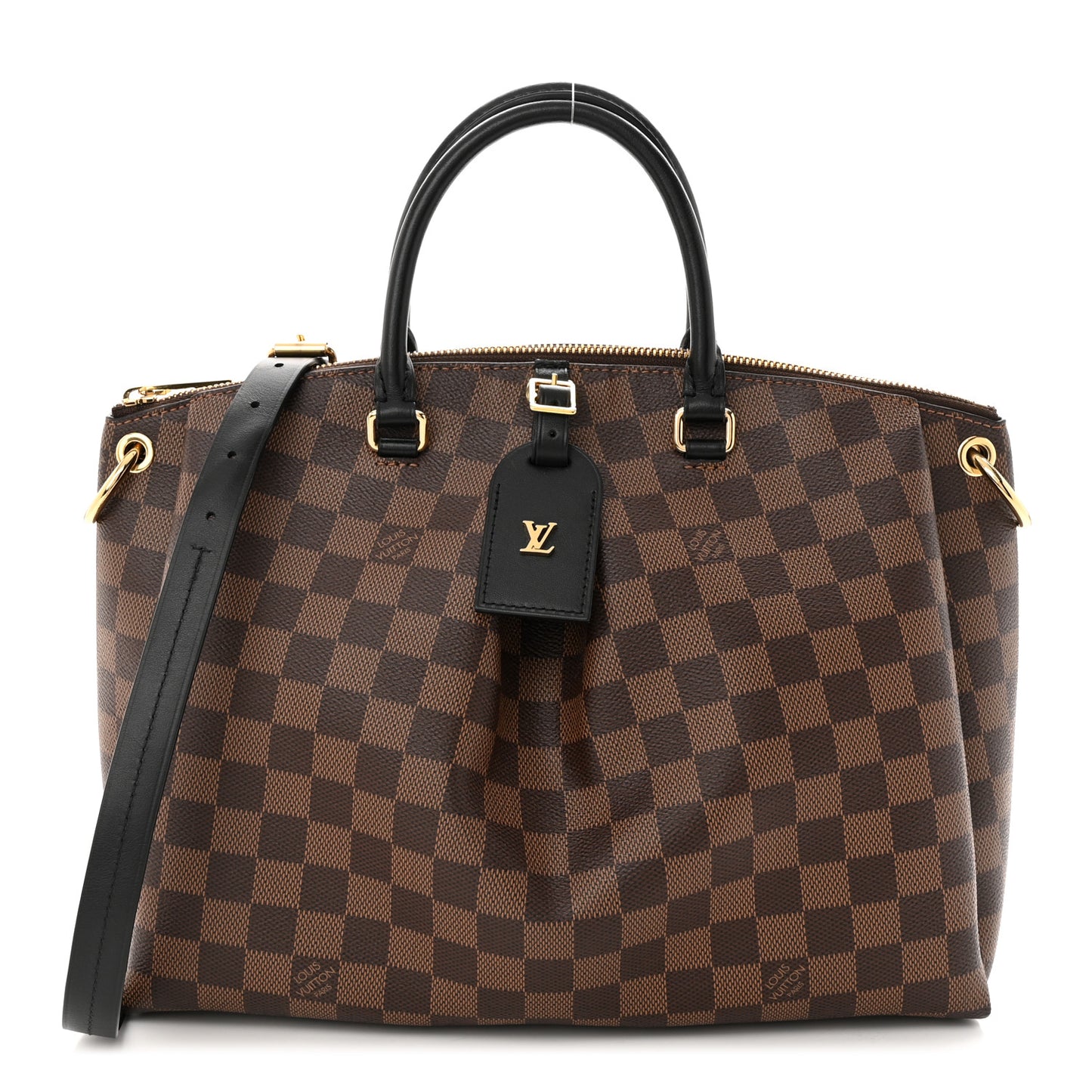 Damier Ebene Odeon Tote MM Black