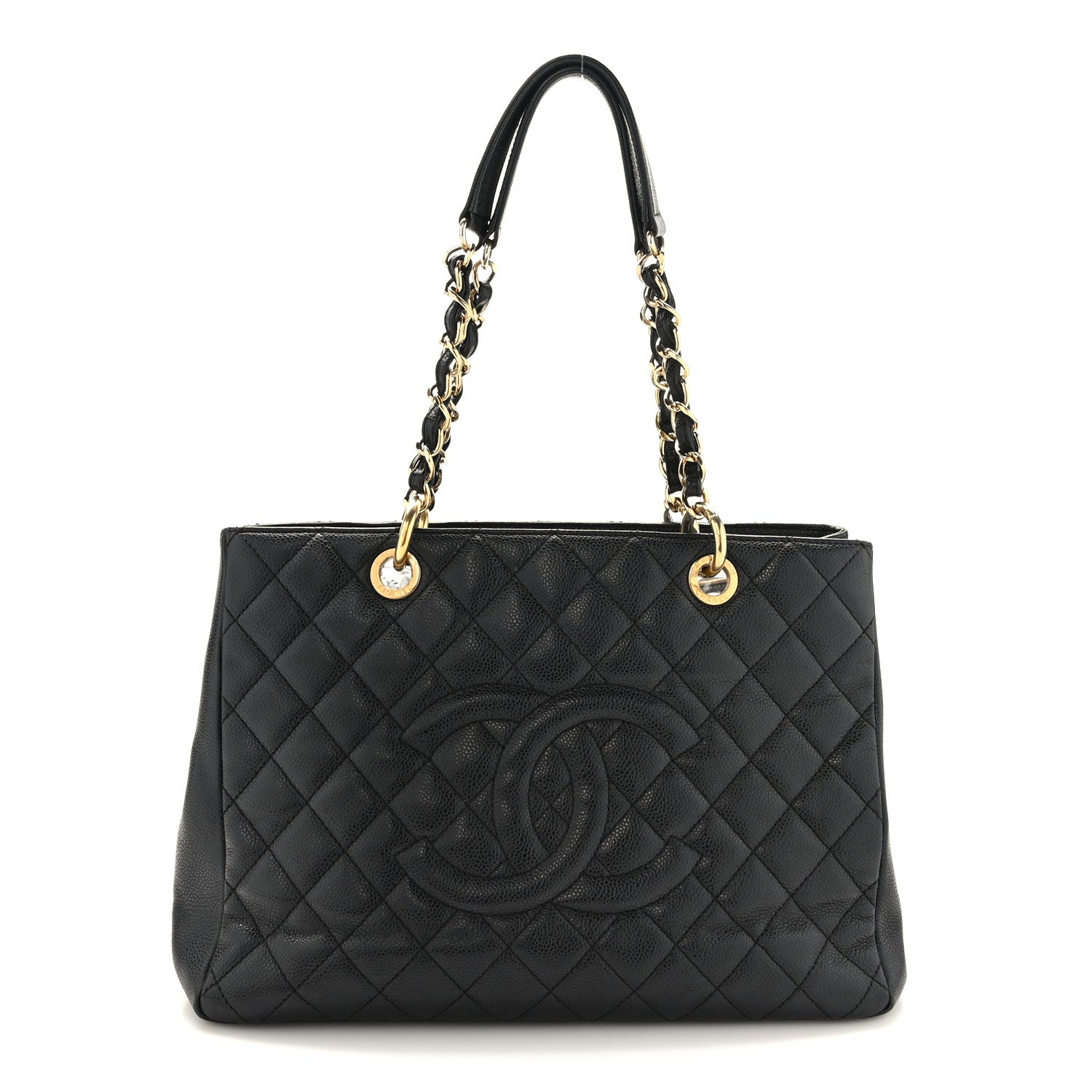 Chanel Caviar Quilted Grand Shopping Tote GST Black 1 of 10