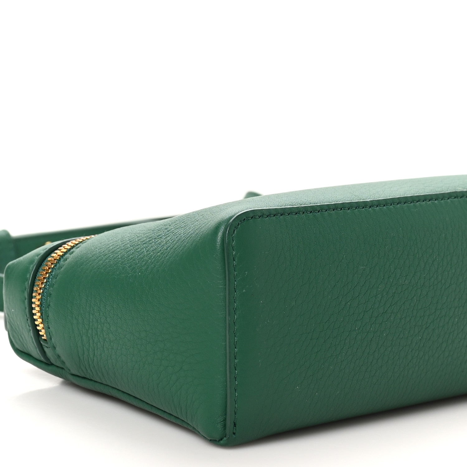 Loro Piana Grained Calfskin L19 Extra Pocket Pouch Forest Leaves 8 of 9