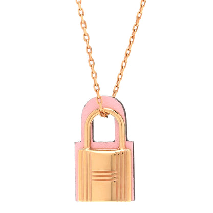 Hermes Swift Small O'Kelly Pendant Necklace Rose Sakura 4 of 6