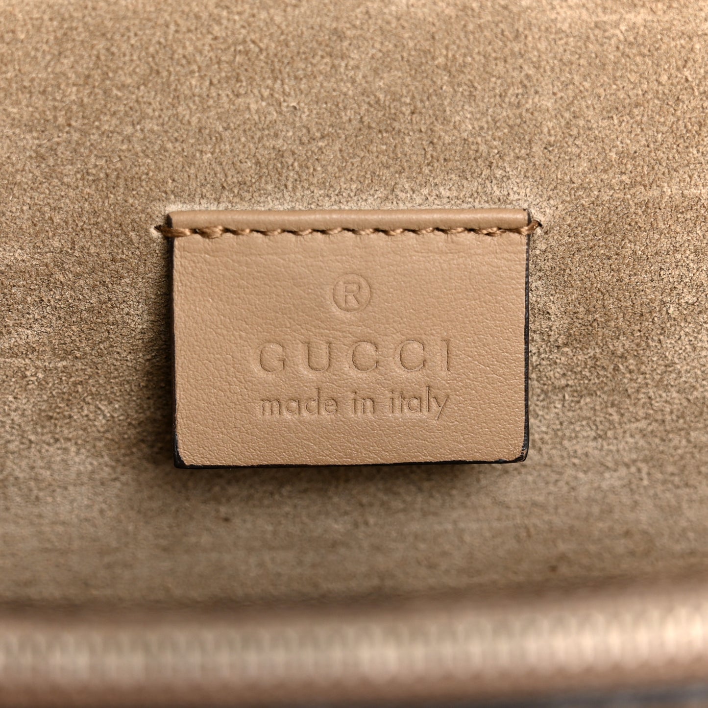 GG Supreme Monogram Small Dionysus Shoulder Bag Taupe