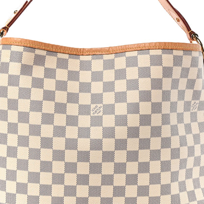 Louis Vuitton Damier Azur Delightful MM Rose Ballerine 8 of 10