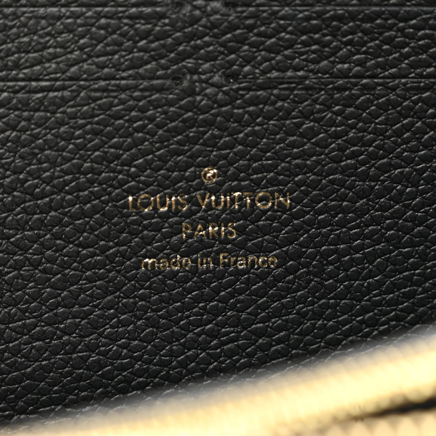 Louis Vuitton Empreinte Clemence Wallet Black 6 of 6