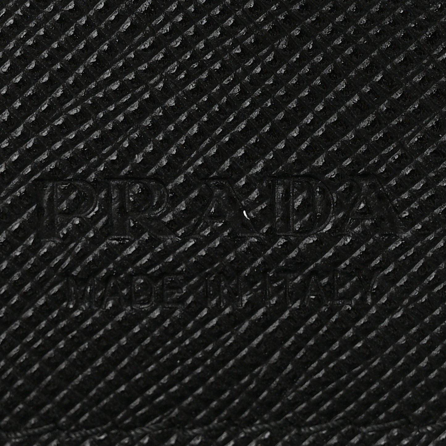 Saffiano Metal Card Holder Compact Wallet Black