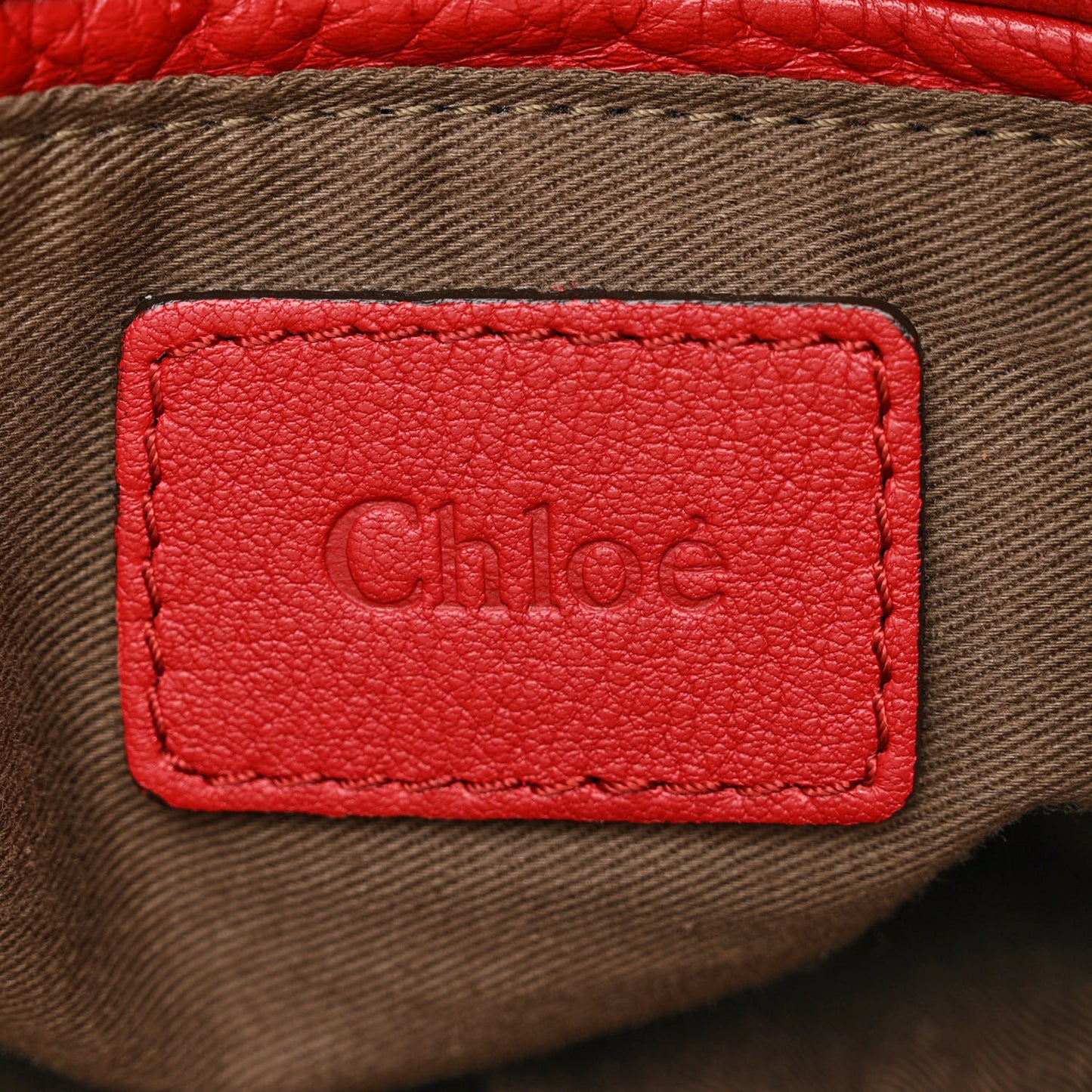 Calfskin Medium Marcie Satchel Red