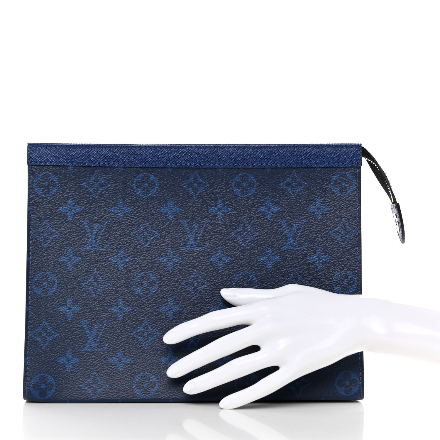 Louis Vuitton Monogram Eclipse Pochette Voyage MM Pacific Blue 2 of 6