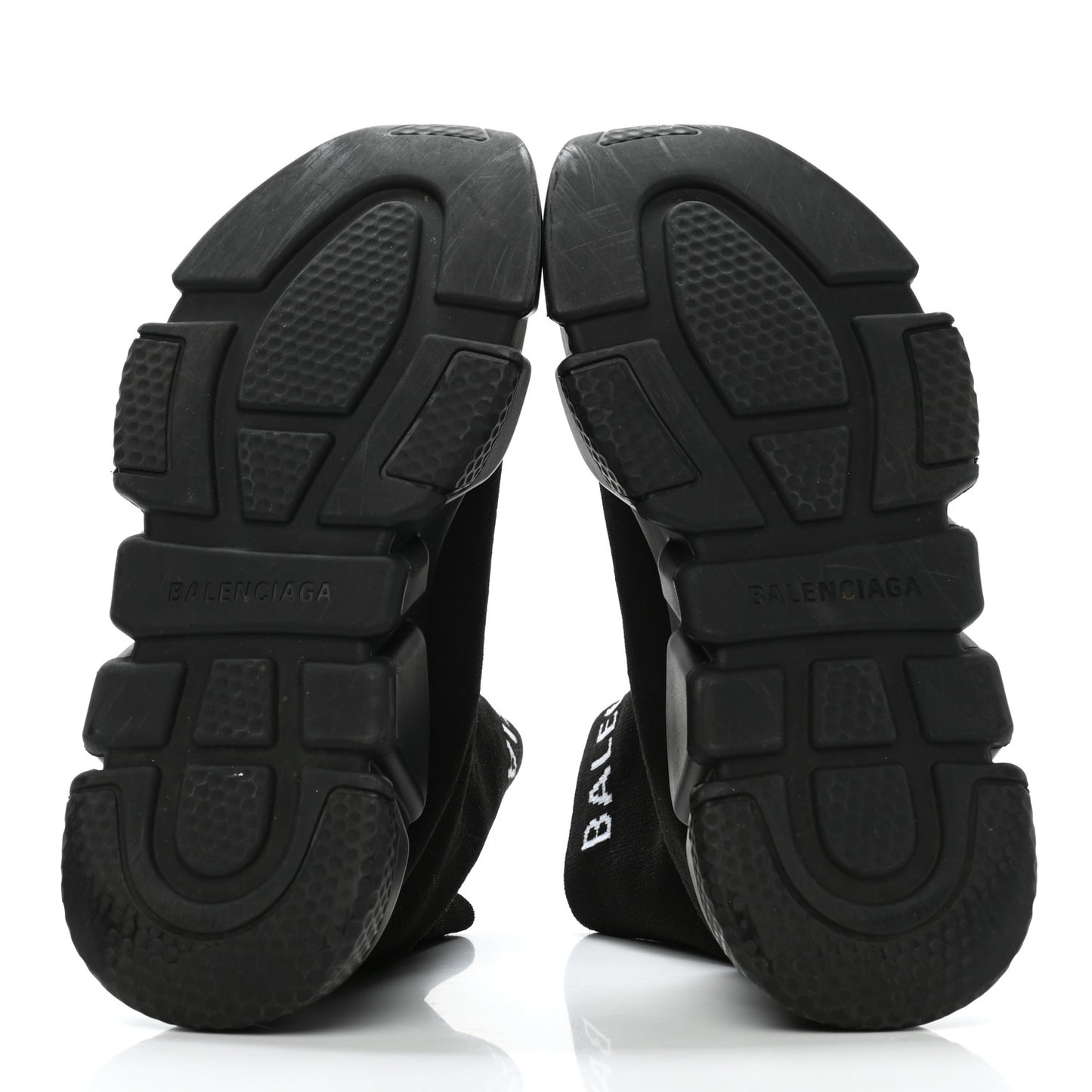Neoprene Knit Logo Womens Hi Speed Sneakers 36 Black