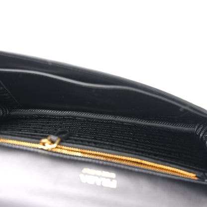 Prada City Calf Ribbon Bag Black Marmo Bianco 5 of 10