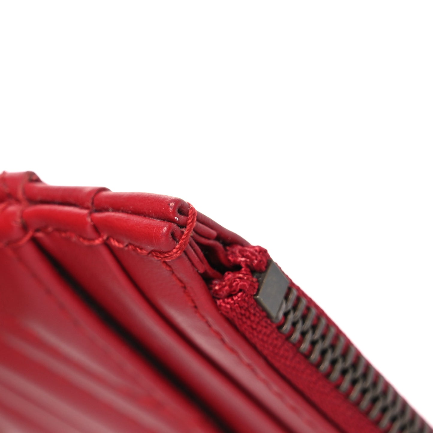Calfskin Matelasse GG Marmont Key Case Card Holder Hibiscus Red