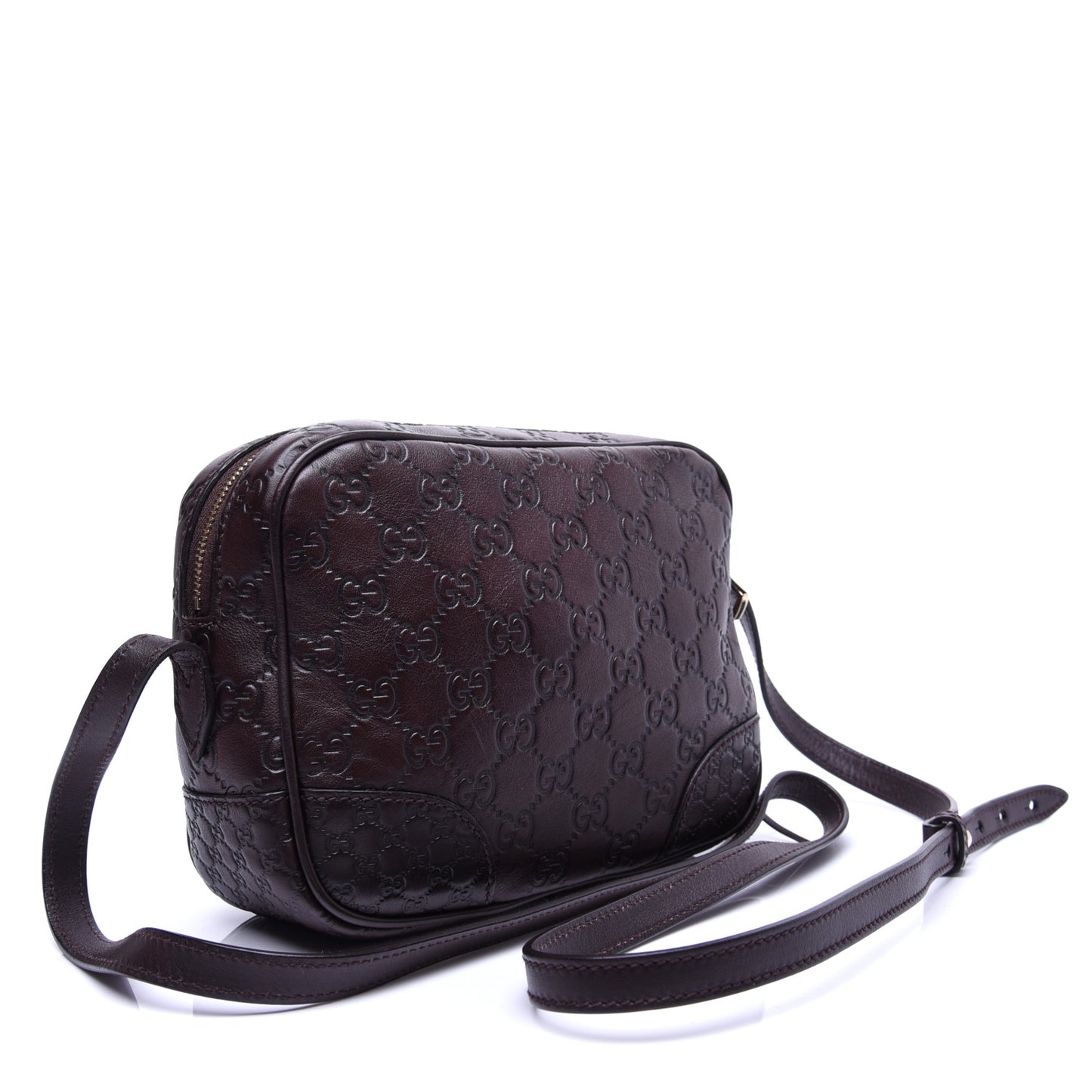 Guccissima Mini Bree Messenger Bag Chocolate