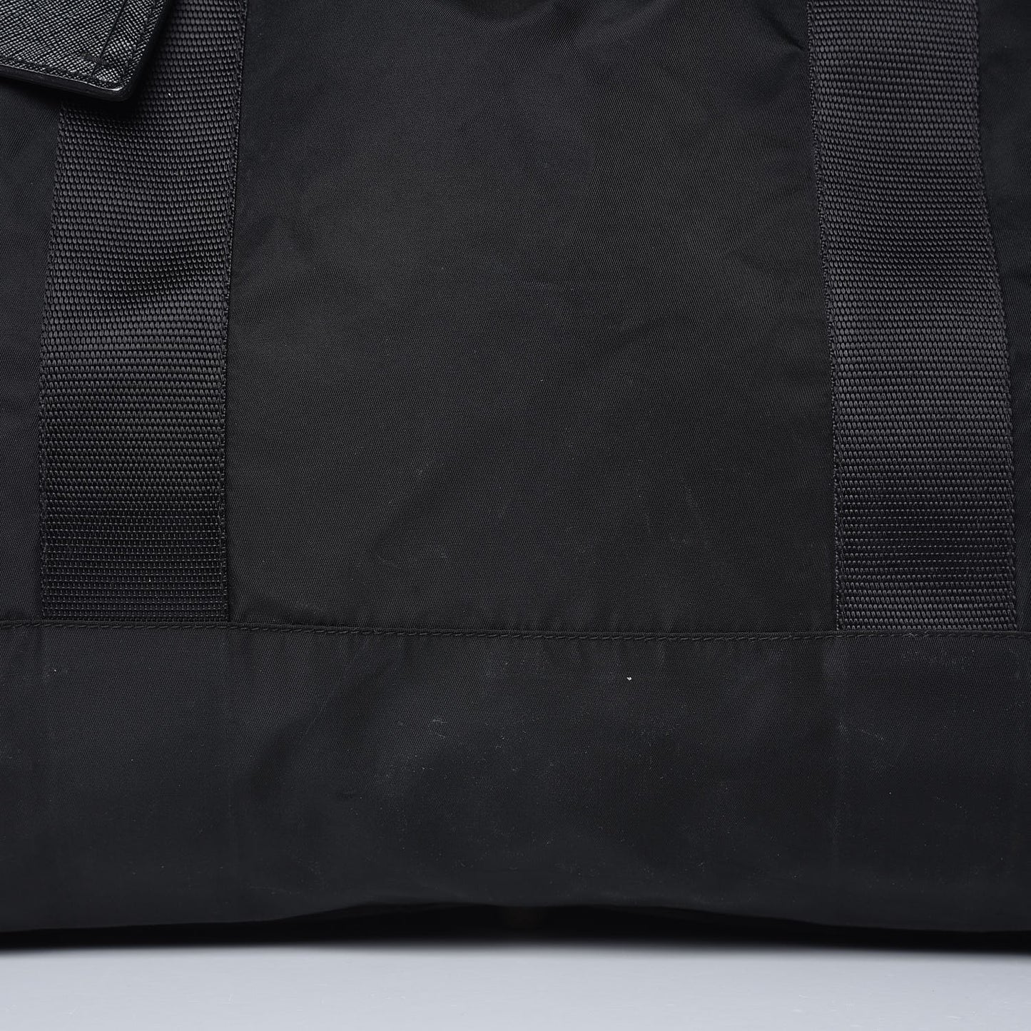 Tessuto Nylon Saffiano Viaggio Carry On Travel Bag Black