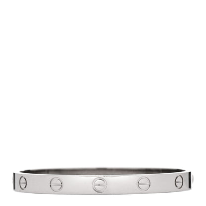 Cartier 18K White Gold LOVE Bracelet 16 1 of 6