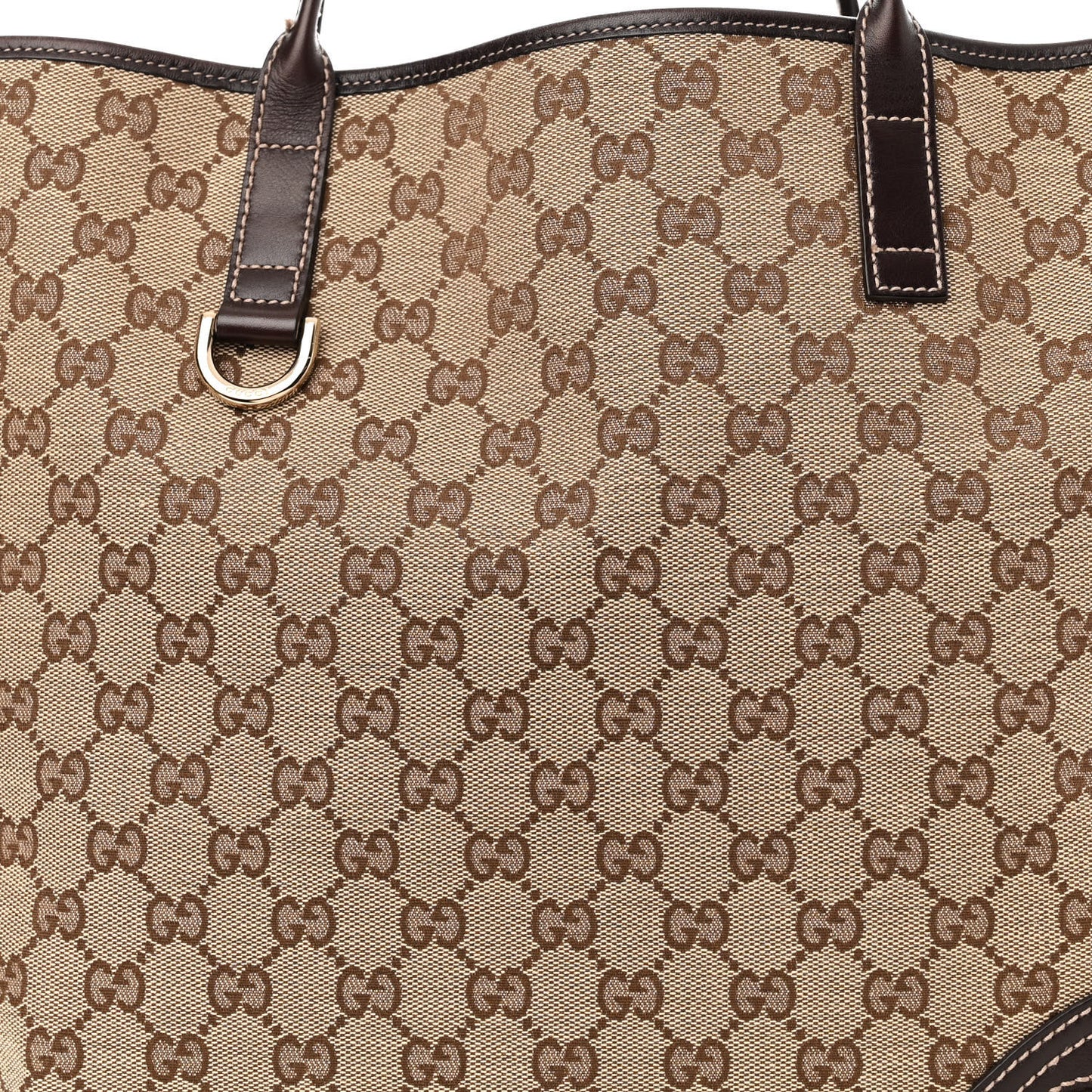 Monogram Large New Britt Tote Brown
