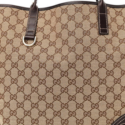 Gucci Monogram Large New Britt Tote Brown 8 of 13