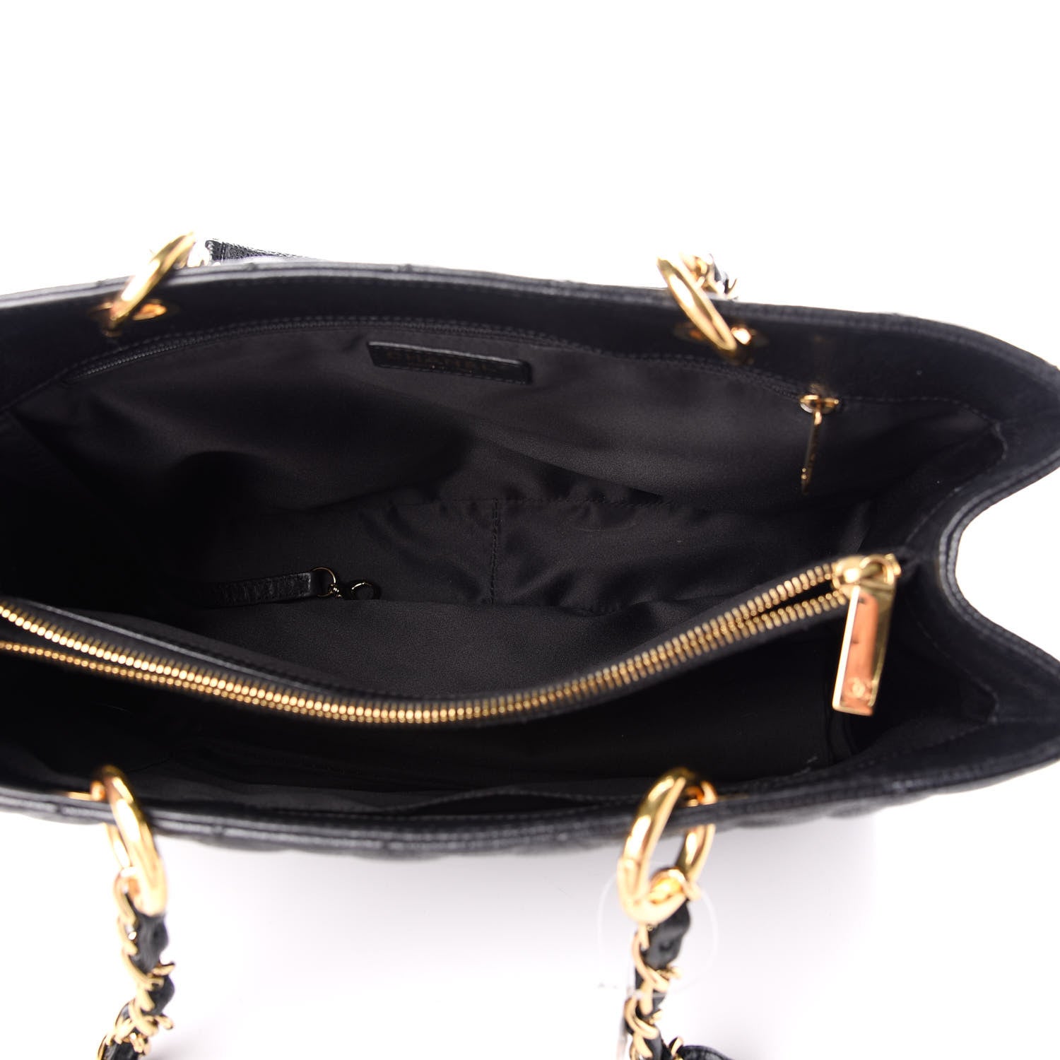 Chanel Caviar Quilted Grand Shopping Tote GST Black 5 of 10