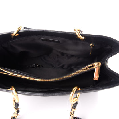 Chanel Caviar Quilted Grand Shopping Tote GST Black 5 of 10