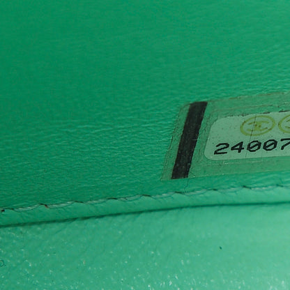 Chanel Caviar Quilted Medium CC Filigree Vanity Case Green 8 of 16