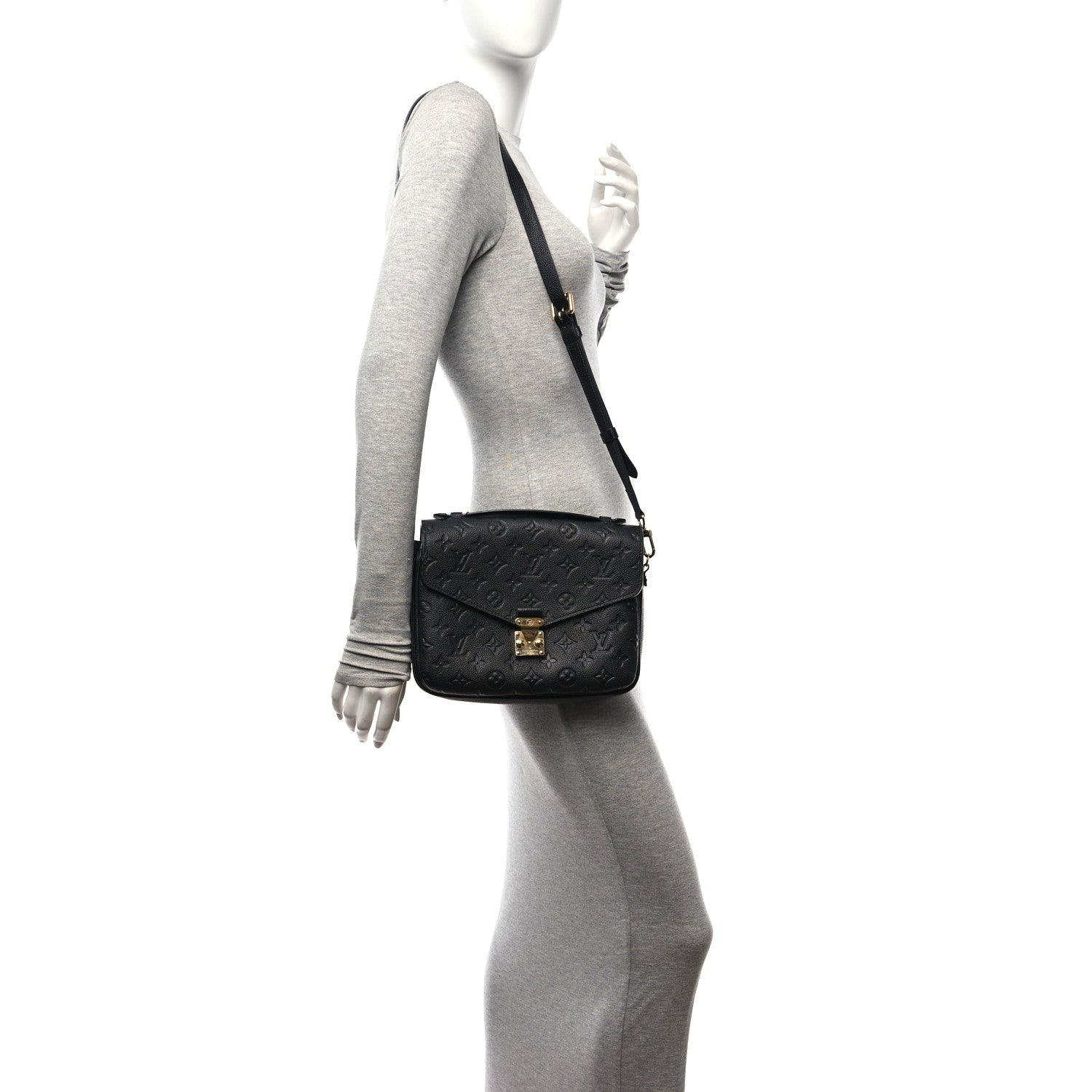 Louis Vuitton Empreinte Pochette Metis Black 2 of 11