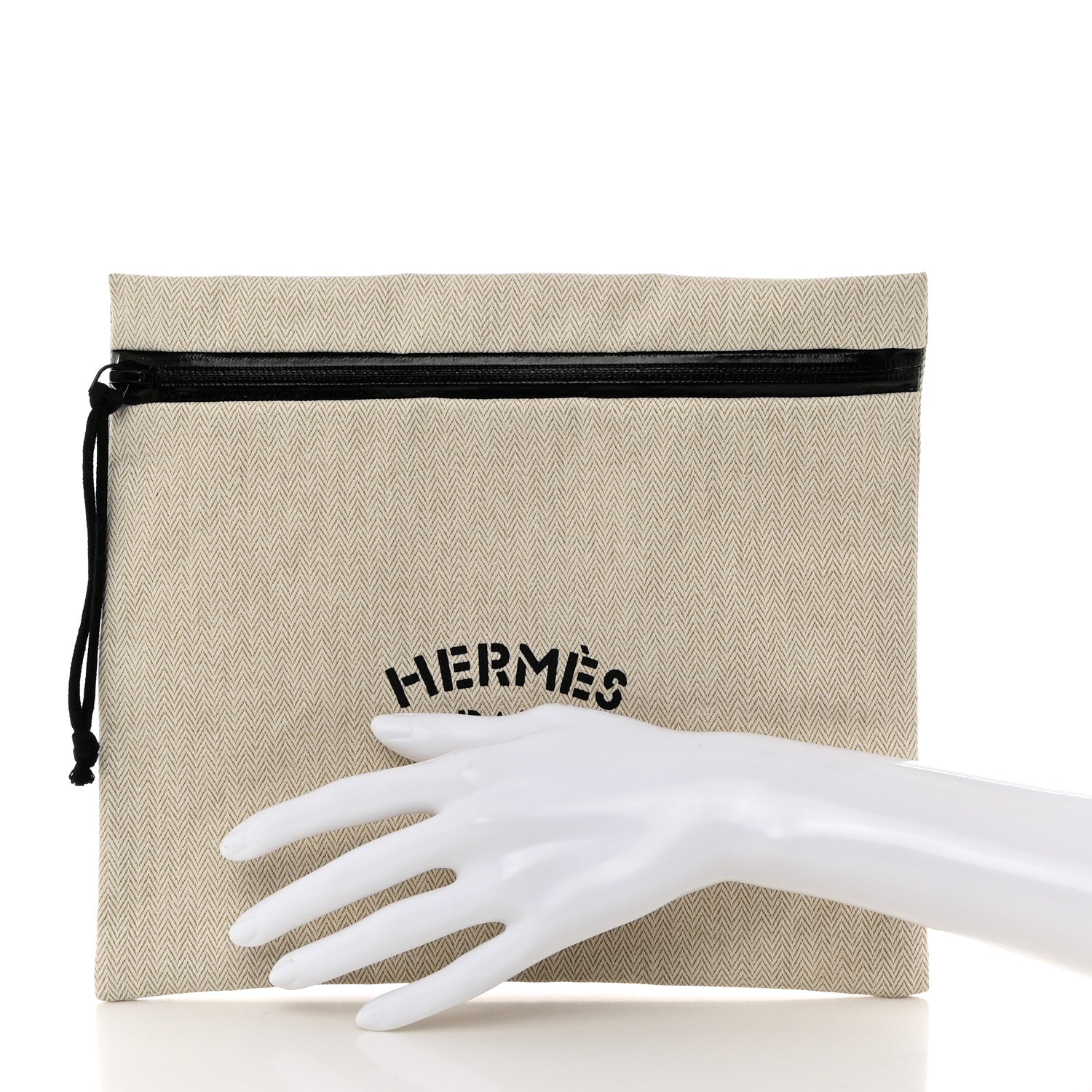 Hermes Toile Bain Case Black 2 of 6