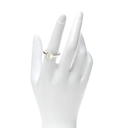 Tiffany Sterling Silver T Wire Ring 57 8 2 of 5