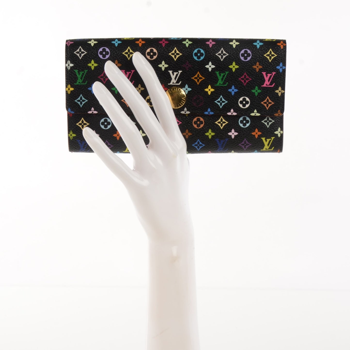 Monogram Multicolor Sarah Wallet Black Grenade