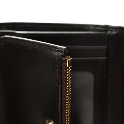 Burberry Haymarket Check Medium Leighton Wallet Chocolate 7 of 8