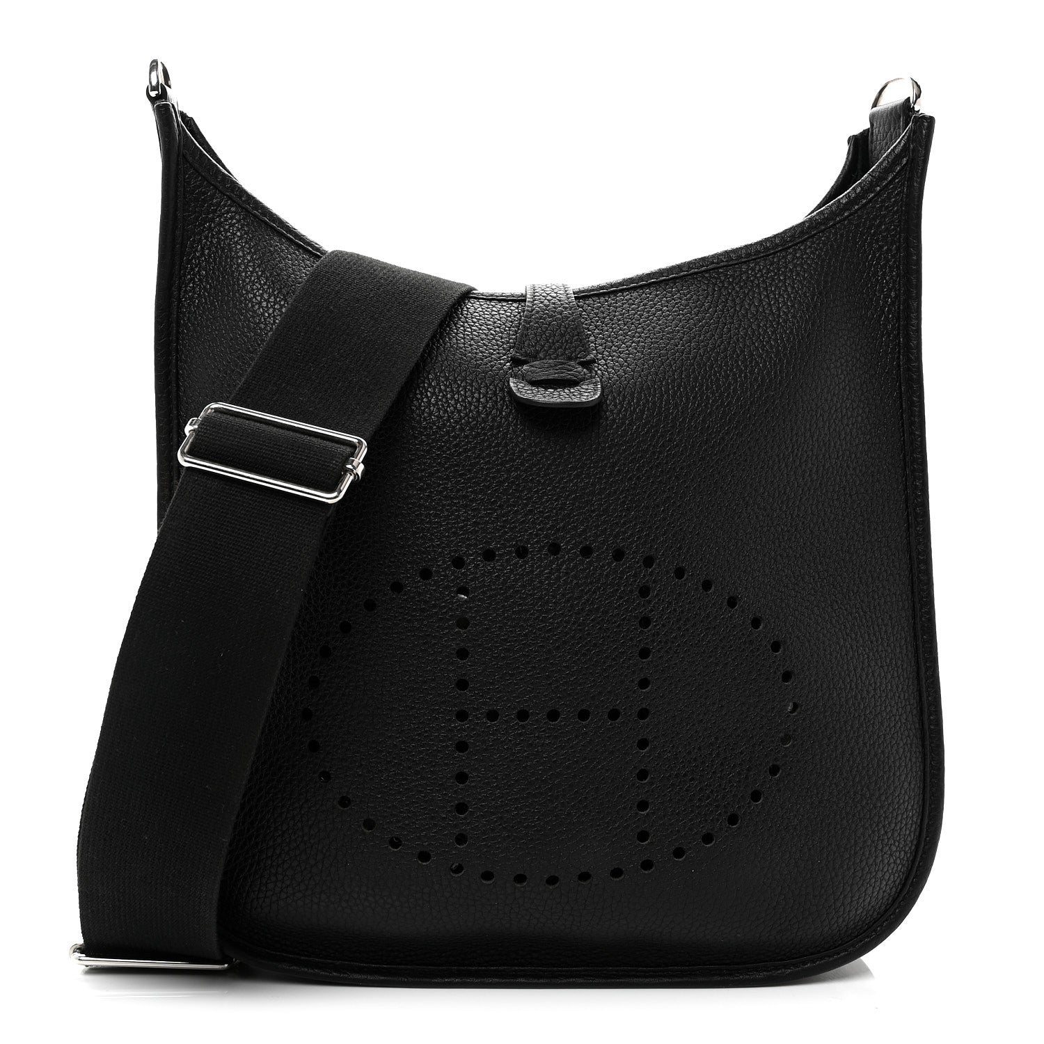 Hermes Taurillon Clemence Evelyne III PM Black 1 of 11