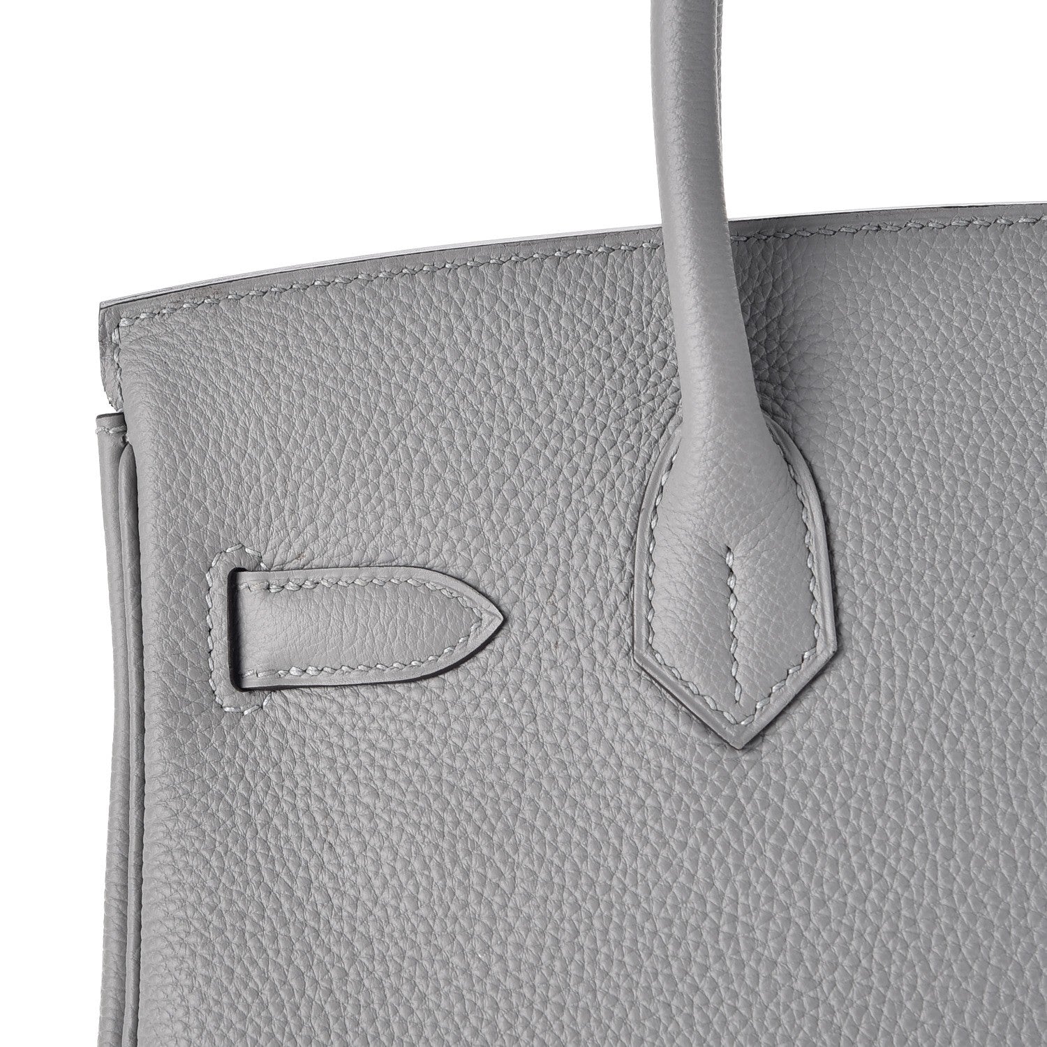Hermes Togo Birkin 30 Gris Mouette 35 of 38