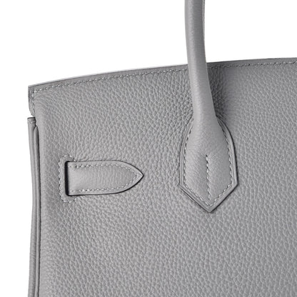 Hermes Togo Birkin 30 Gris Mouette 35 of 38