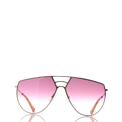Chloe Aviator Sunglasses CE139S Gold Wine 2 of 8