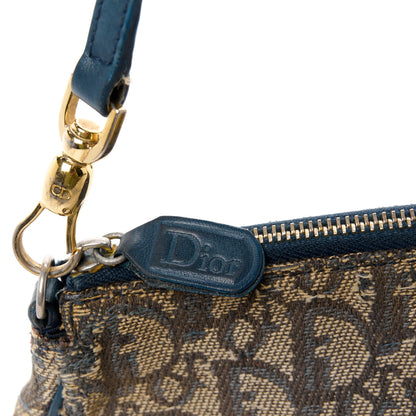 Christian Dior Monogram Mini Saddle Pochette Navy 8 of 18