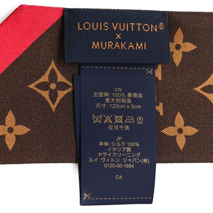 Louis Vuitton LV X TM Silk Monogram Cerises Bandeau Brown 3 of 3