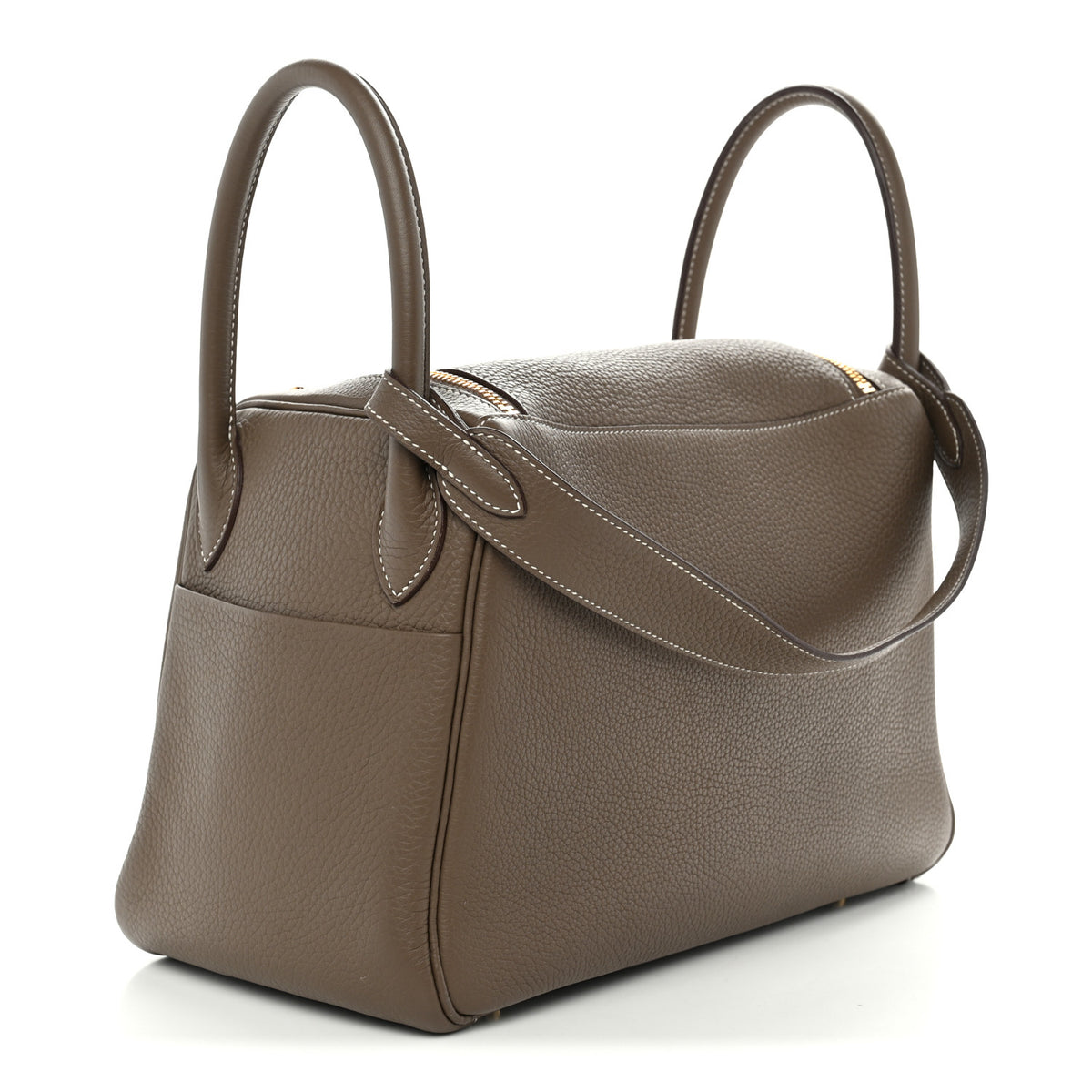 Hermes Taurillon Clemence Lindy 30 Etoupe 3 of 13