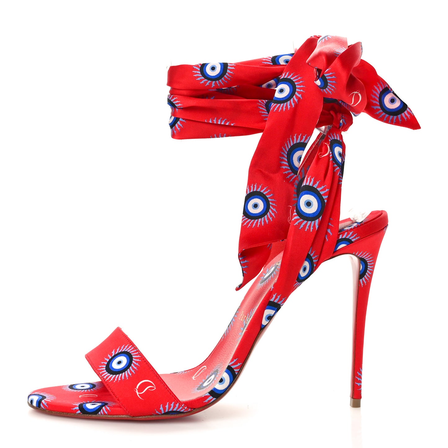 Crepe Satin Greekaba Du Desert 100 Sandal 41 Red