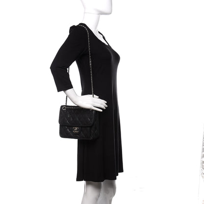Chanel Caviar Quilted Mini French Riviera Flap Black 1 of 12