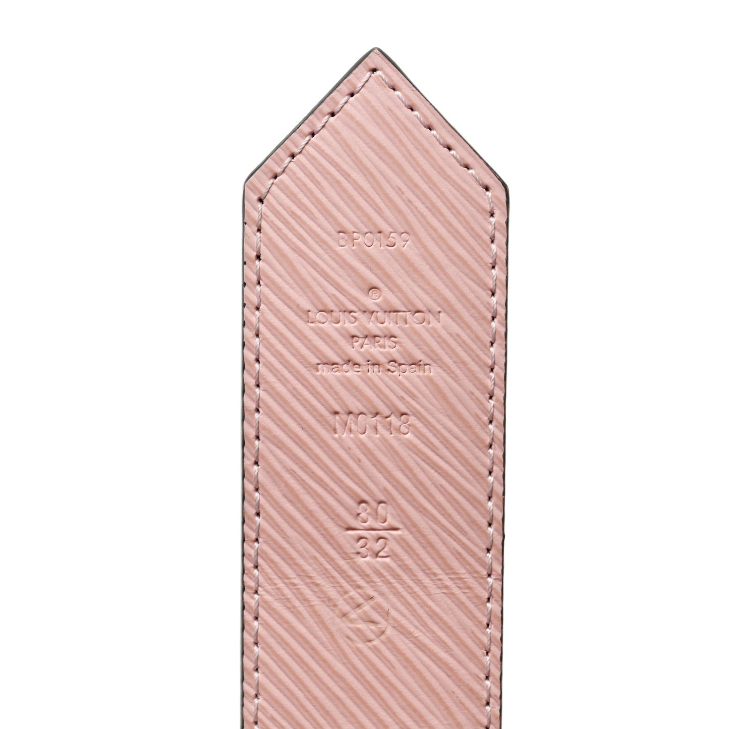 Monogram Epi 35mm LV Circle Reversible Belt 80 32 Rose Ballerine