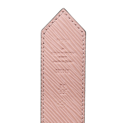 Louis Vuitton Monogram Epi 35mm LV Circle Reversible Belt 80 32 Rose Ballerine 4 of 9