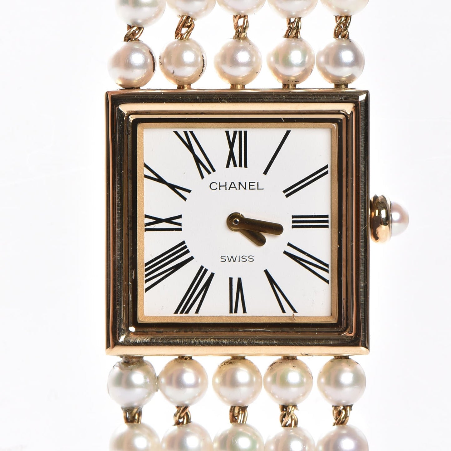 18K Yellow Gold Pearl Mademoiselle Quartz Watch