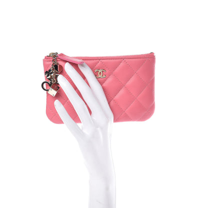 Chanel Lambskin Quilted Small Casino Cosmetic Case Pink 2 of 8
