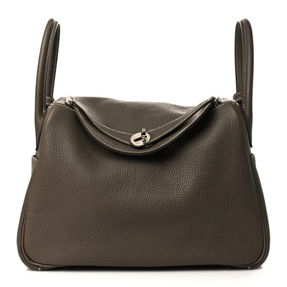 Hermes Taurillon Clemence Lindy 30 Etoupe 1 of 9