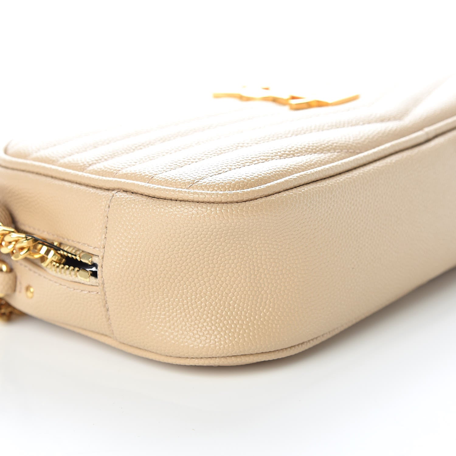 Saint Laurent Grain De Poudre Matelasse Monogram Mini Lou Camera Bag New Powder 5 of 9