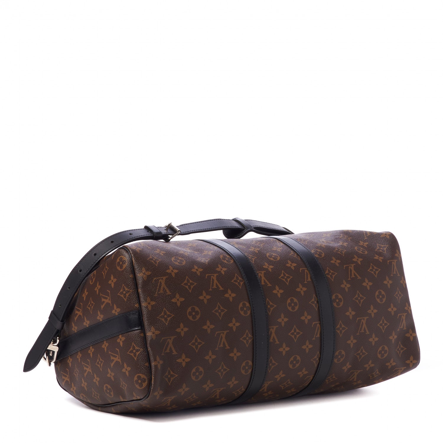 Louis Vuitton Monogram Macassar Keepall Bandouliere 45 4 of 10