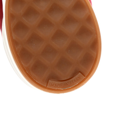 Chanel Suede Kidskin Quilted Sneakers 36 Dark Red 7 of 9