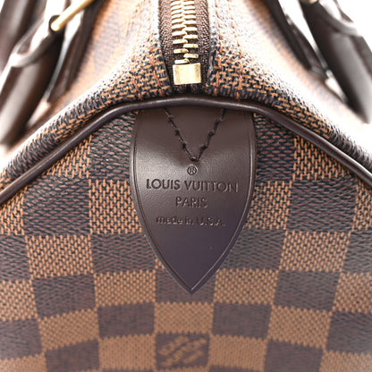 Louis Vuitton Damier Ebene Speedy 25 6 of 10