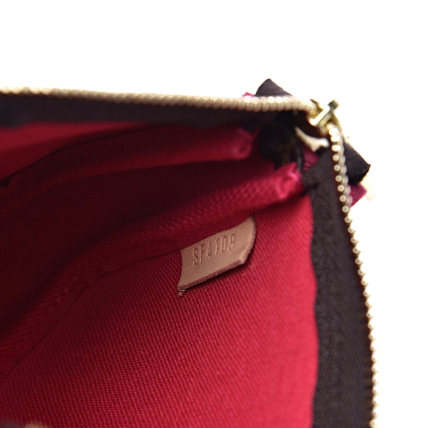 Monogram 2019 Christmas Animation Mini Courchevel Pochette Accessories Fuchsia