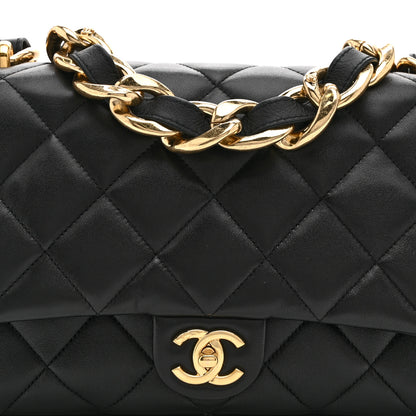 Chanel Lambskin Quilted Large CC Funky Town Flap Black 8 of 10