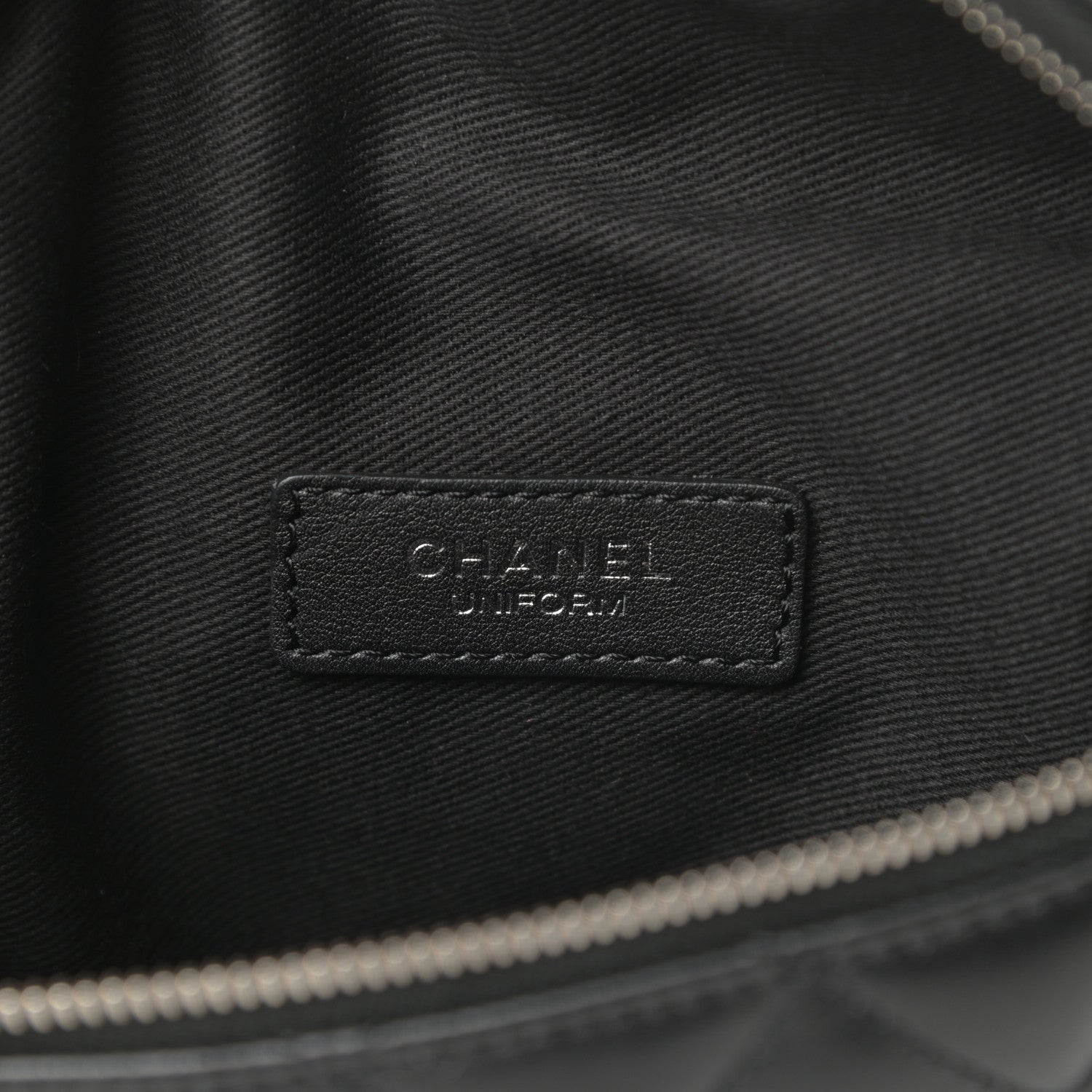 Chanel Calfskin Quilted Waist Belt Bag Black 6 of 11