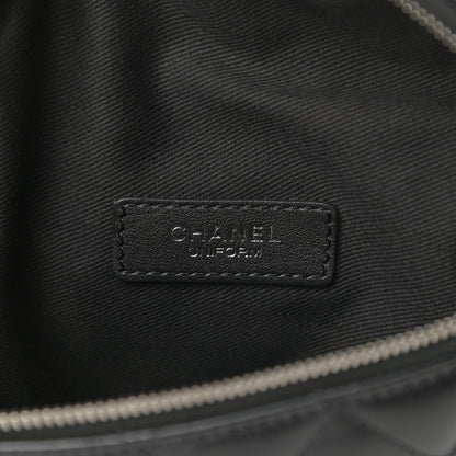 Chanel Calfskin Quilted Waist Belt Bag Black 6 of 11